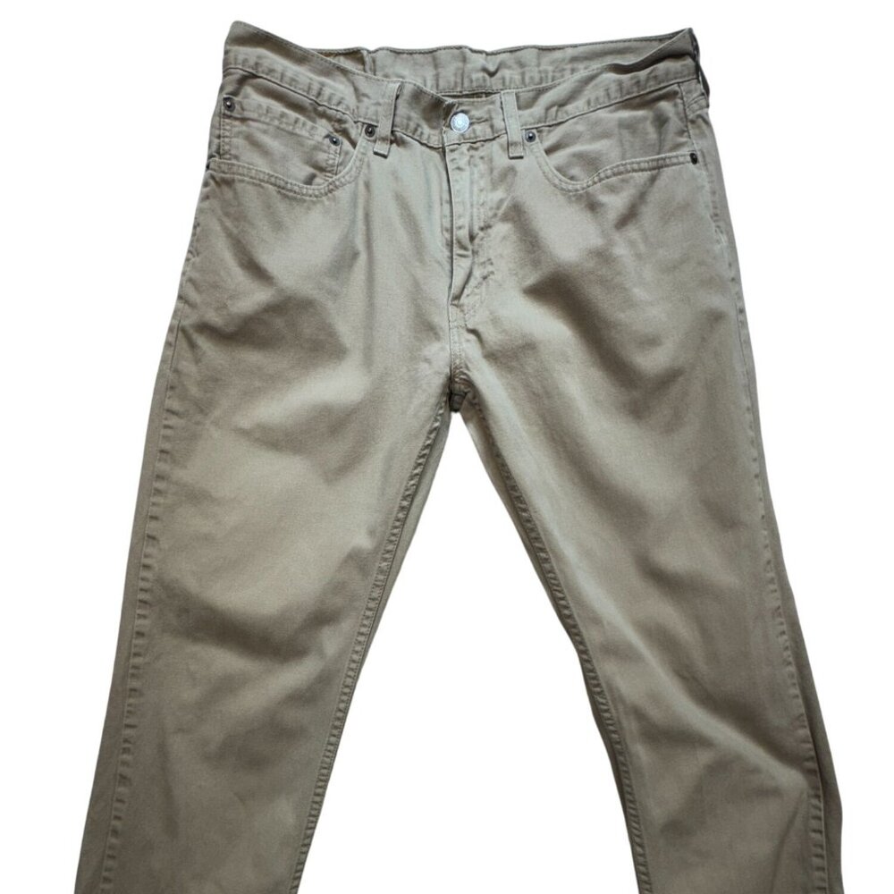 Levi's Mens 559 Khaki Straight Jeans Size 34x30 Tan Relaxed Casual Classic